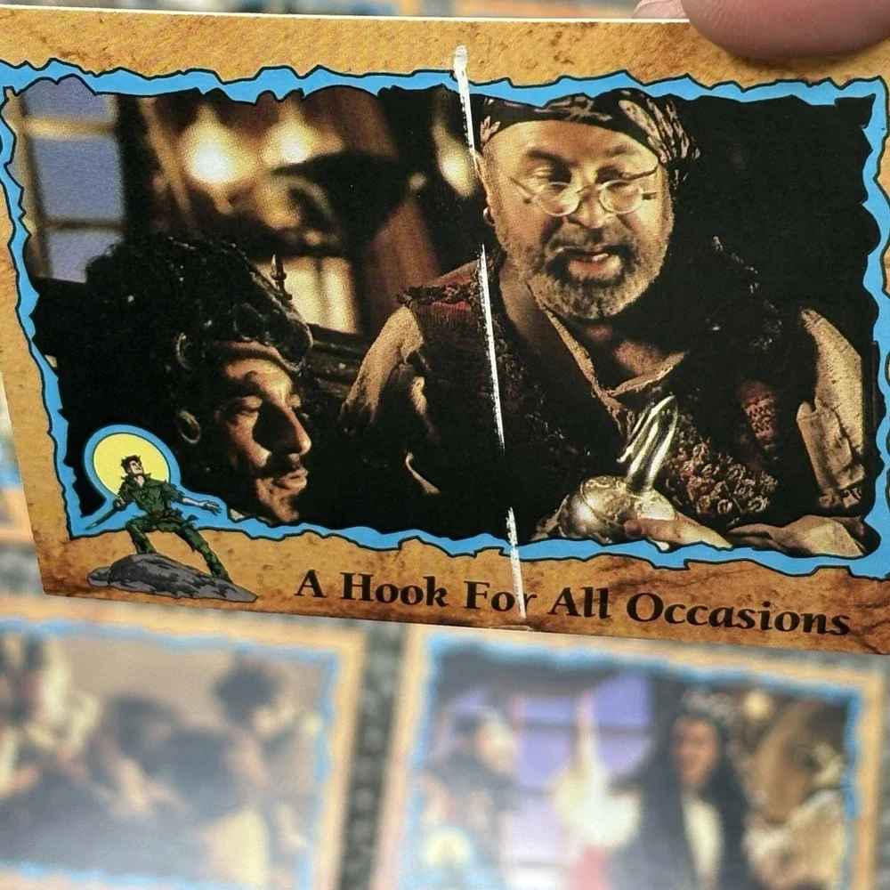 Topps‎ 1991 Hook Movie Complete 99 Set W 11 Stickers Robin Williams Peter Pan